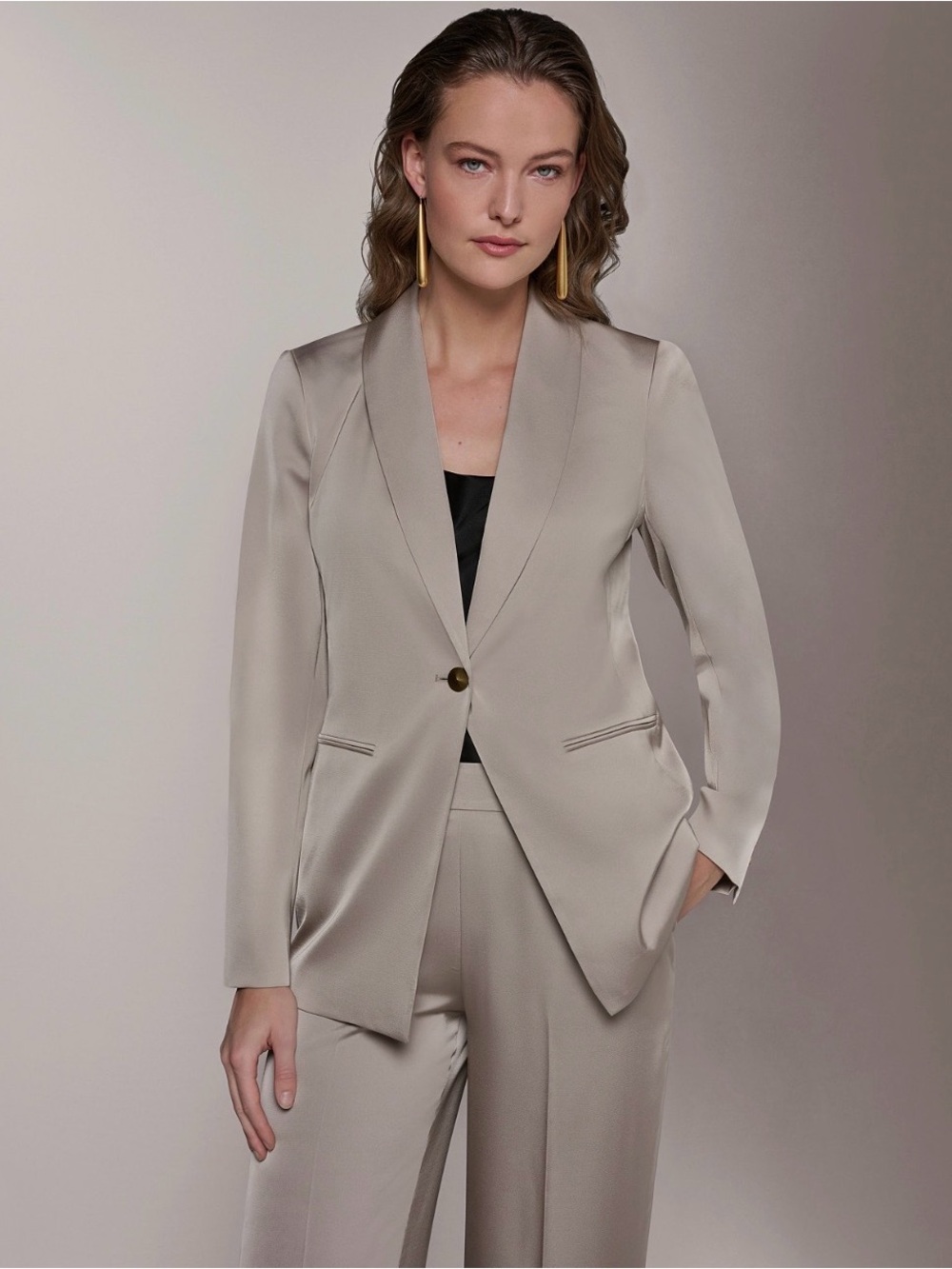 NWT Donna Karan Women's One-Button Blazer. TURIN. Size 10.